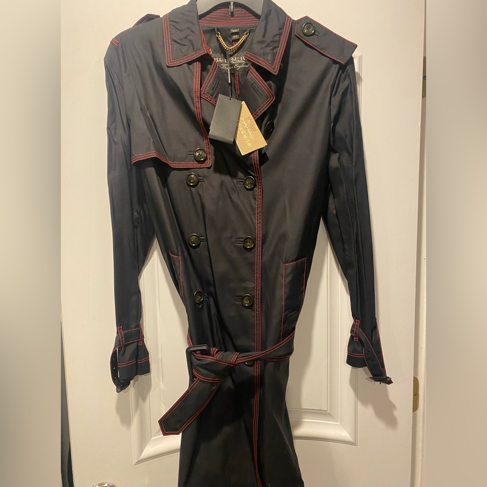 Burberry Womans Black Trench coat